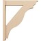 Ekena Millwork 5 1/2-in W x 26-in D x 30-in H Funston Trad Rough Cedar Woodgrain TimberThane Outlooker, Primed Tan OUTUR055X26X30FST04RCPR - alternate 5
